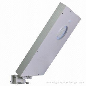 All-in-one solar powered garden light, 12W power working temperature -30 to 70゜C